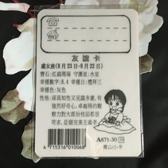 90s Vintage Japanese Fushigi Yugi Plastic Luggage ID Cards - Picture 6 of 8